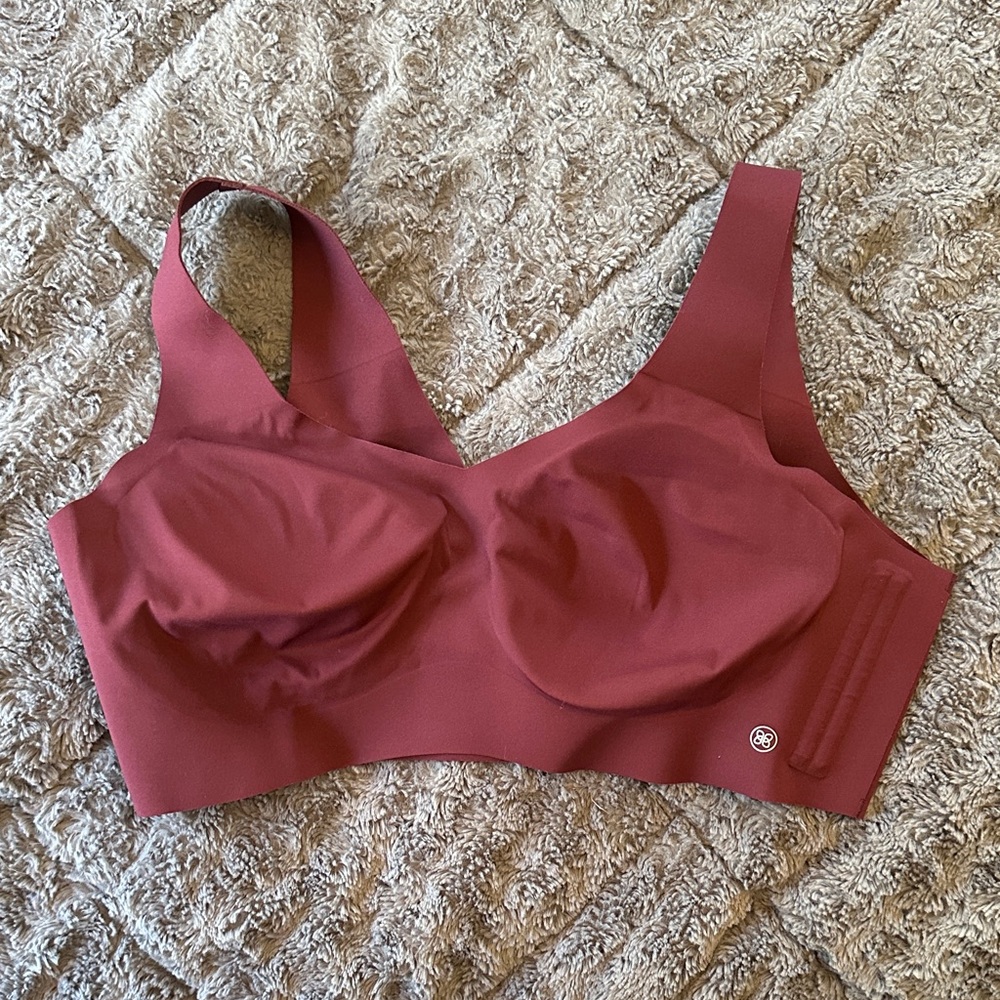 Honeylove Seamless Burgundy Bra